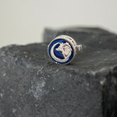 Wolf's Moon Button Clip